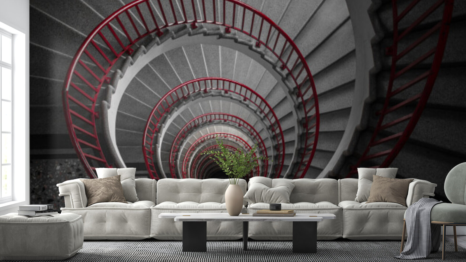 Spiral Staircase Elegance