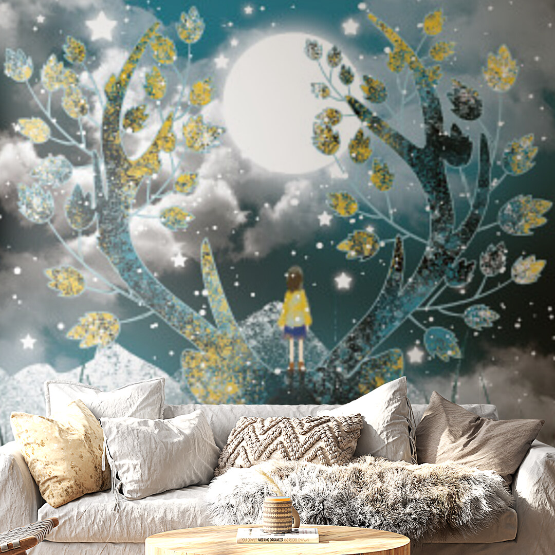 Enchanted Night Deer
