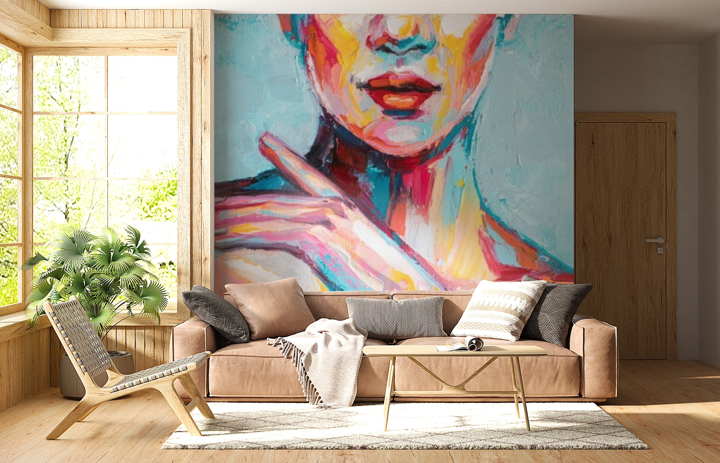 Colorful Abstract Portrait