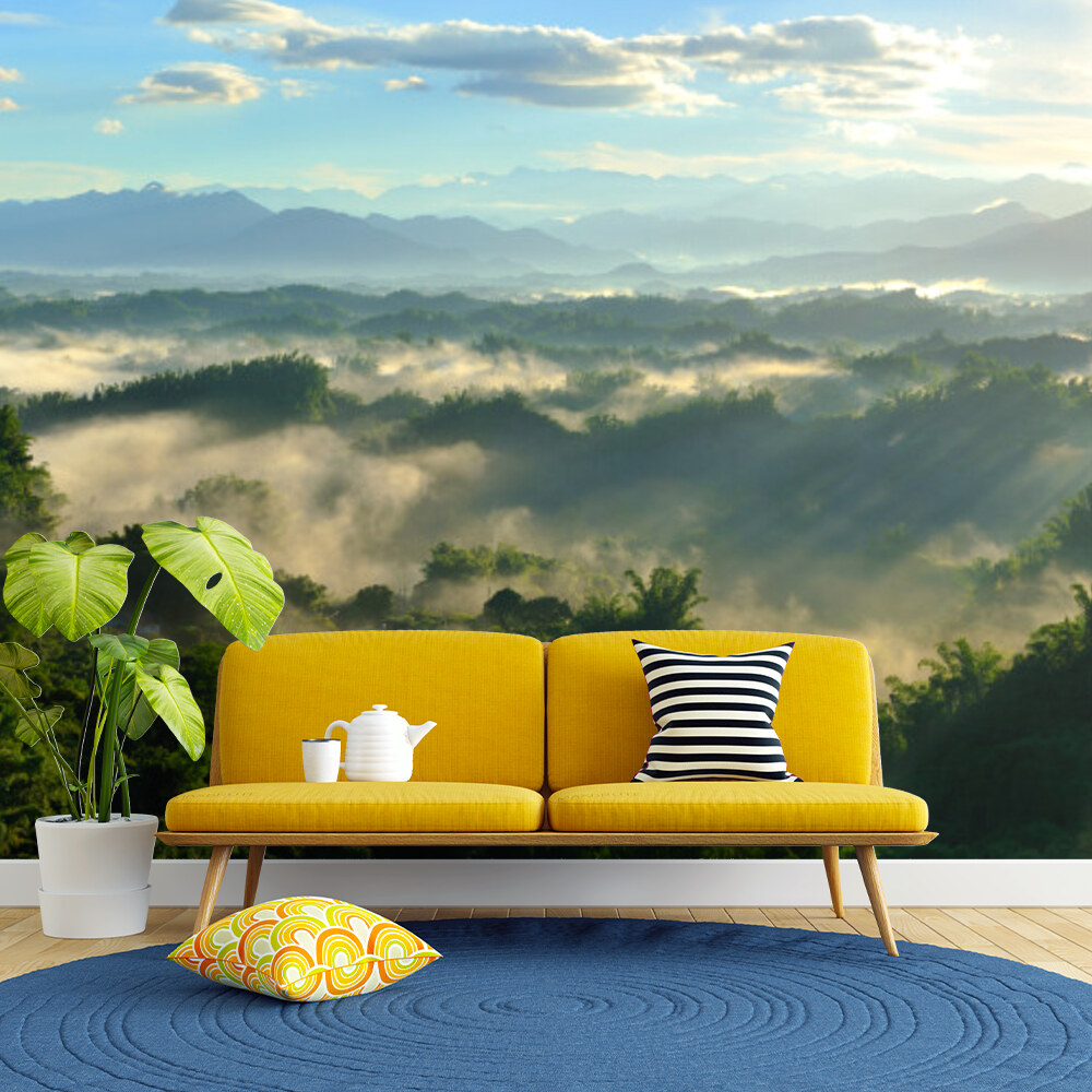 Misty Mountain Sunrise