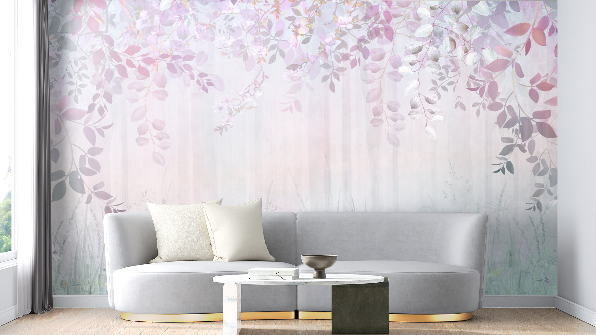 Ethereal Garden Mural