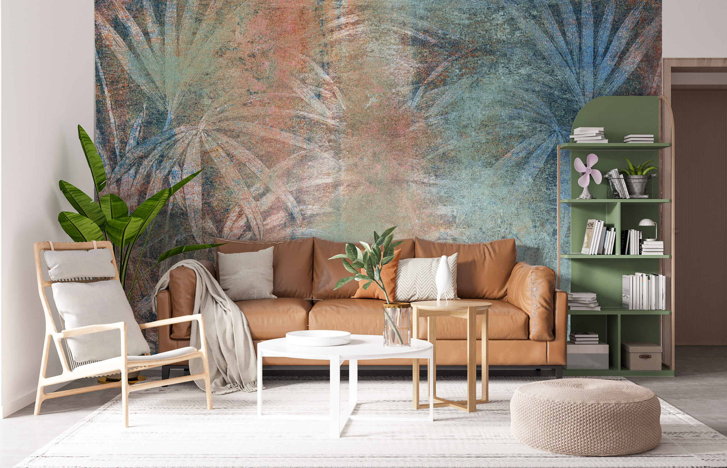Tropical Brushstroke Symphony