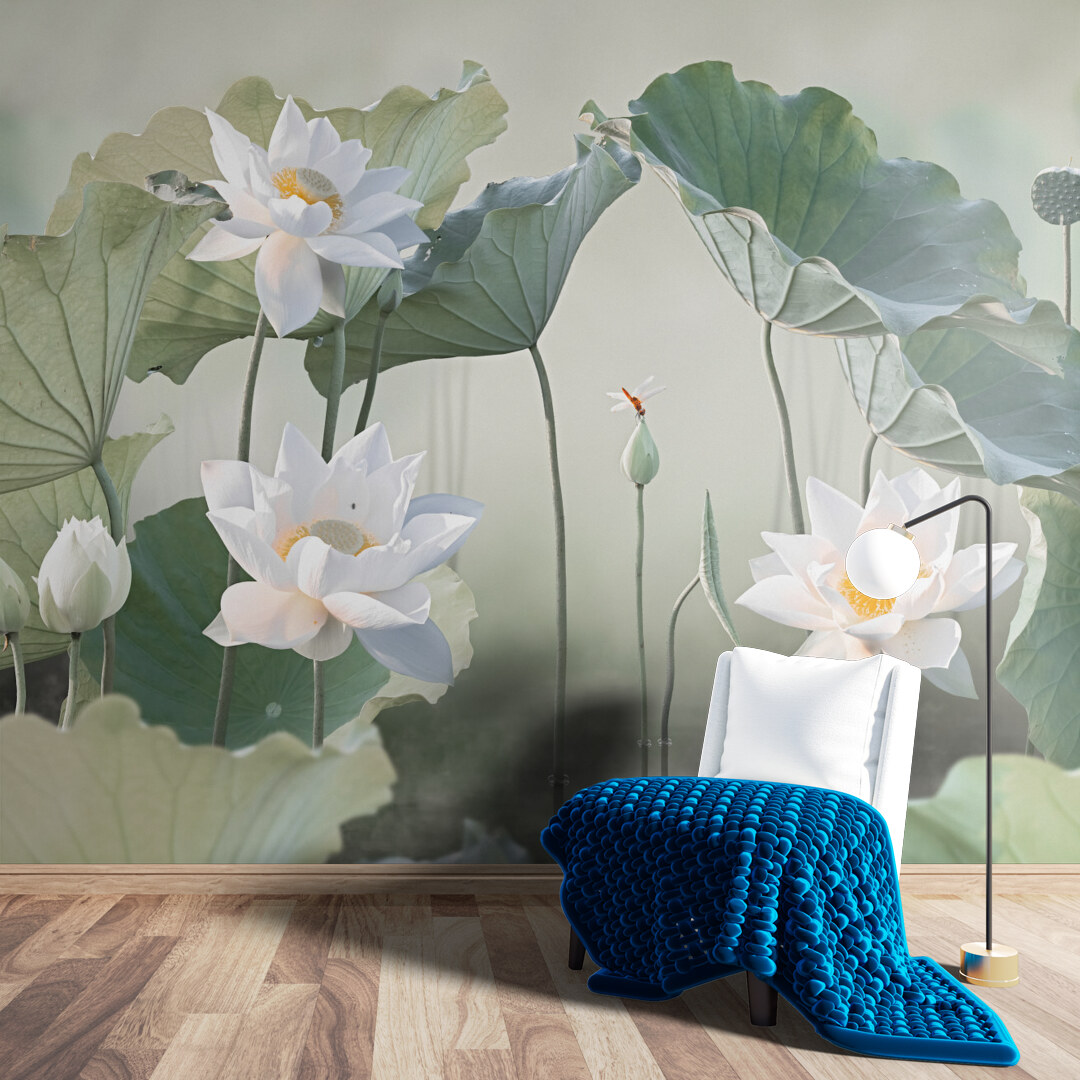 Serene Lotus Pond
