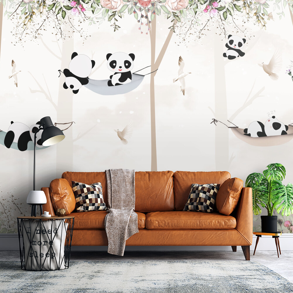 Pandas in Blossom