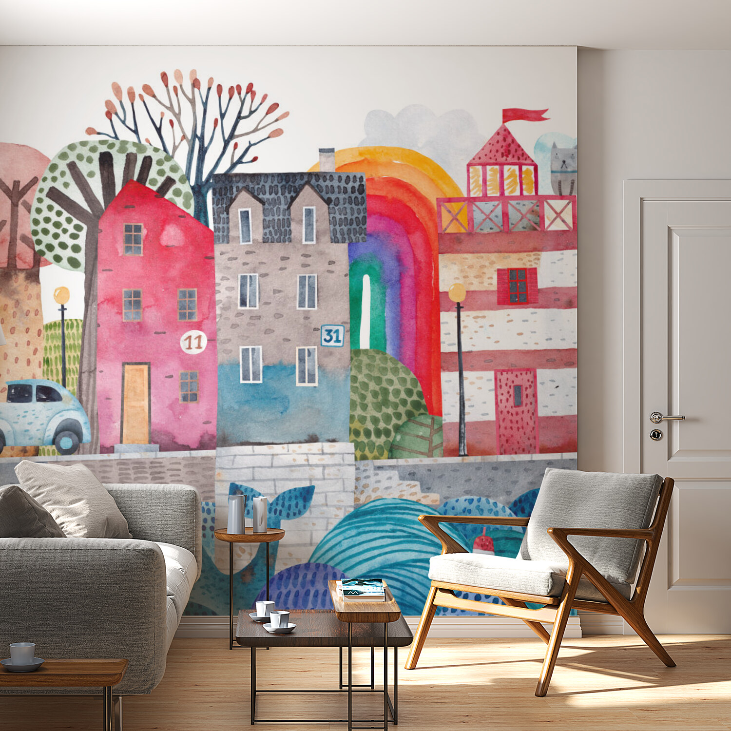 Whimsical Waterfront Town