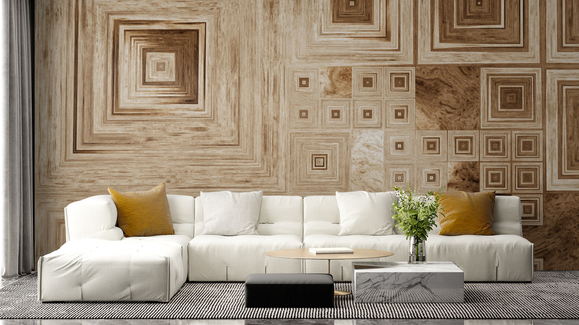 Modern Wooden Squares