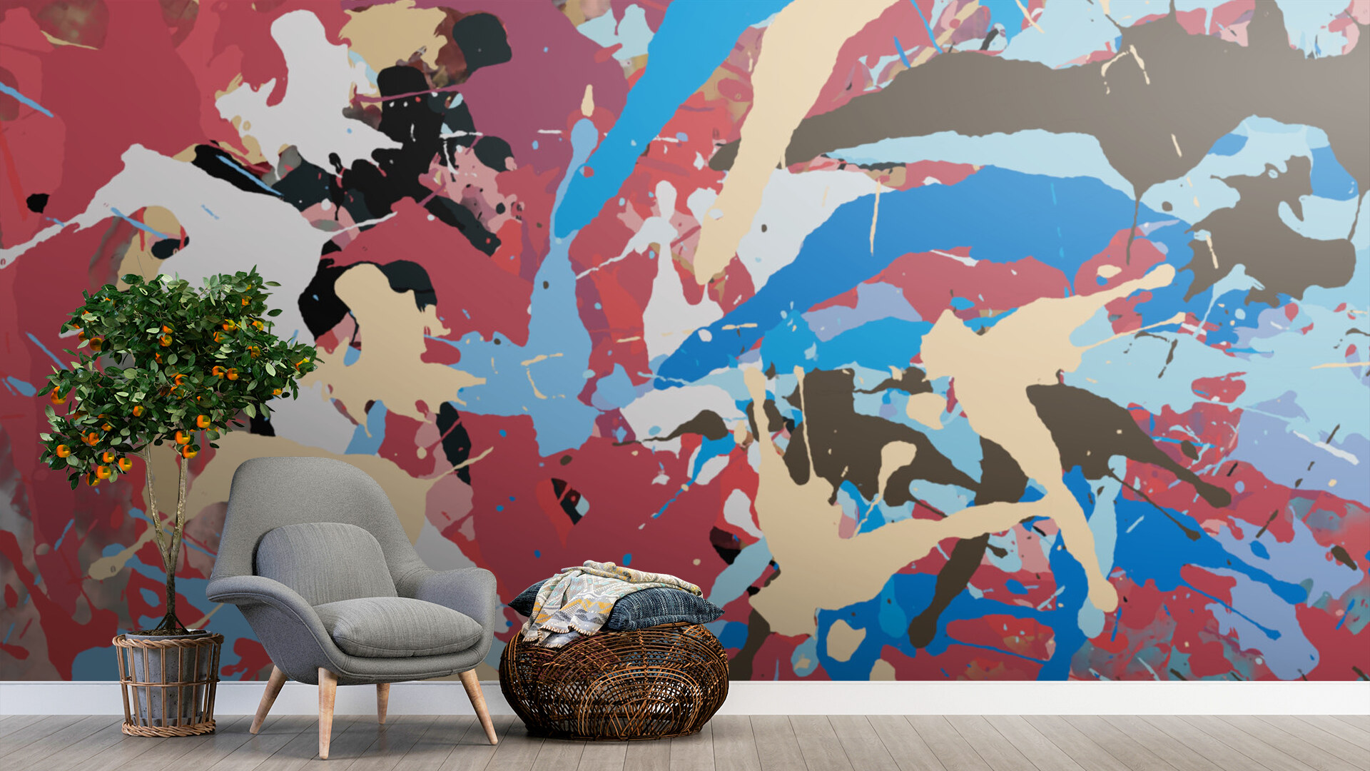 Abstract Color Burst