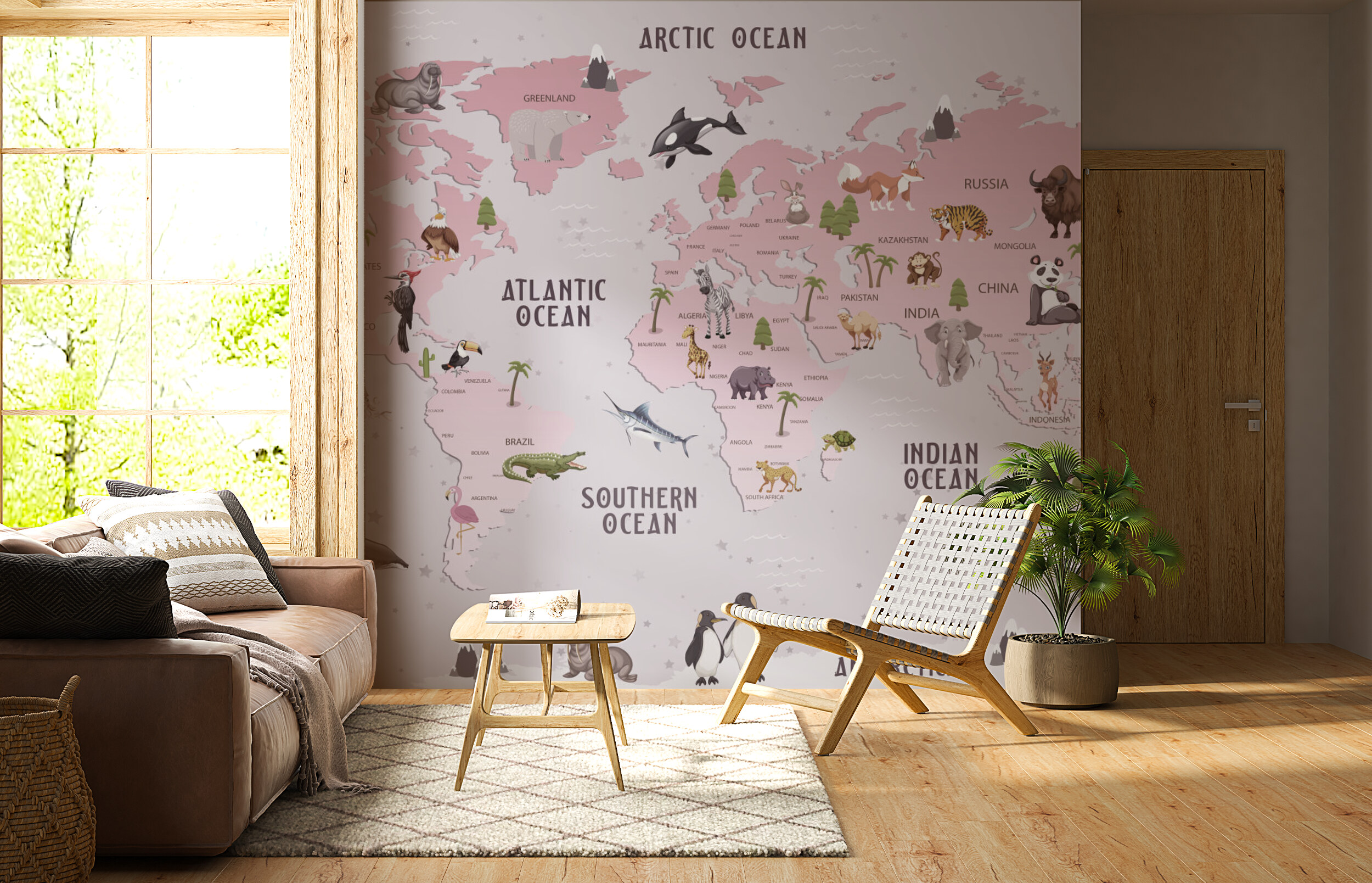 Animal World Map