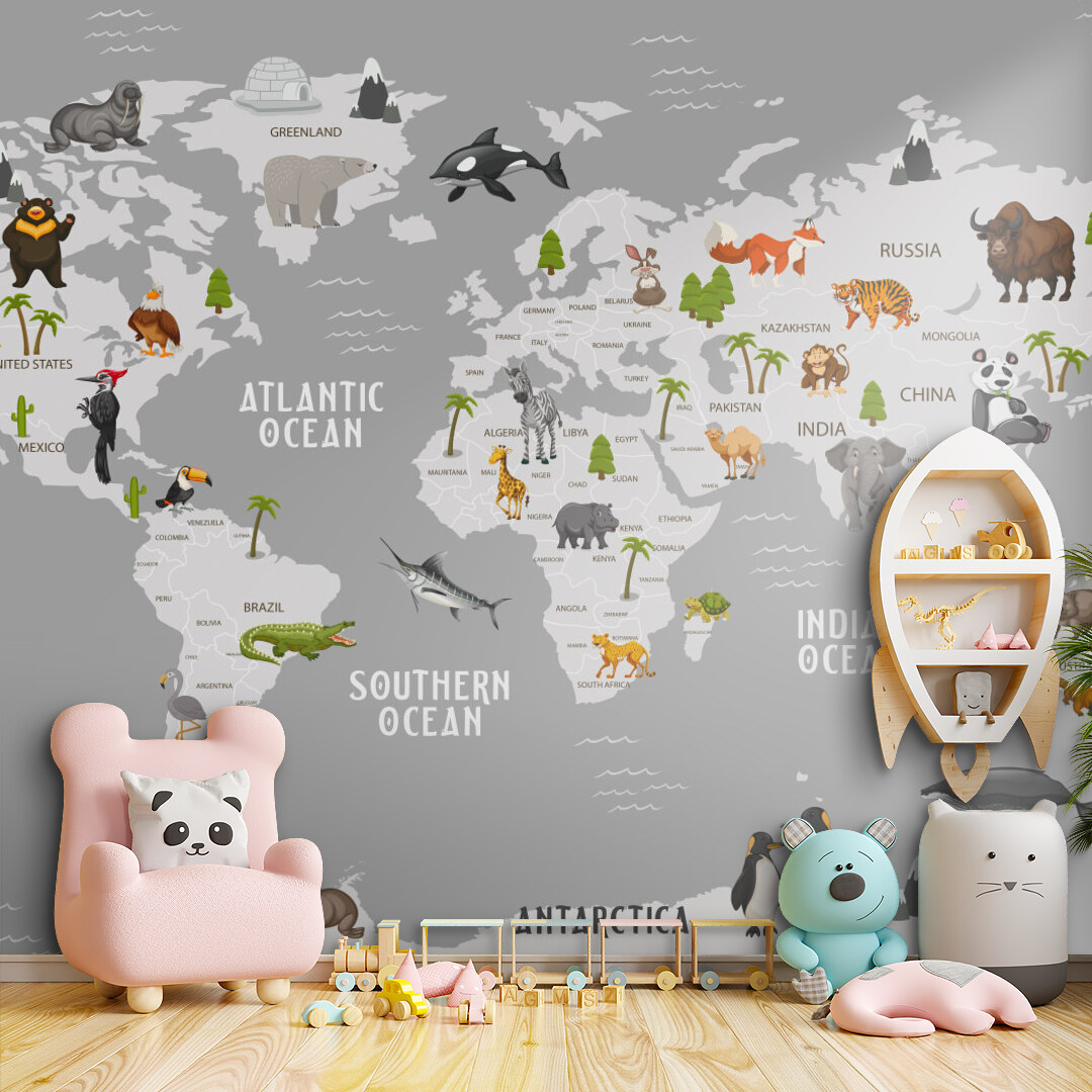 Animal World Map