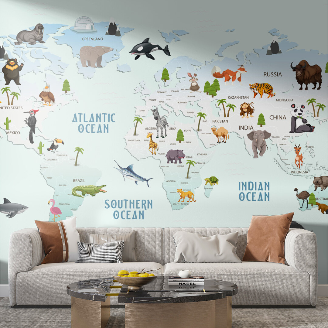 Global Wildlife Adventure Mural