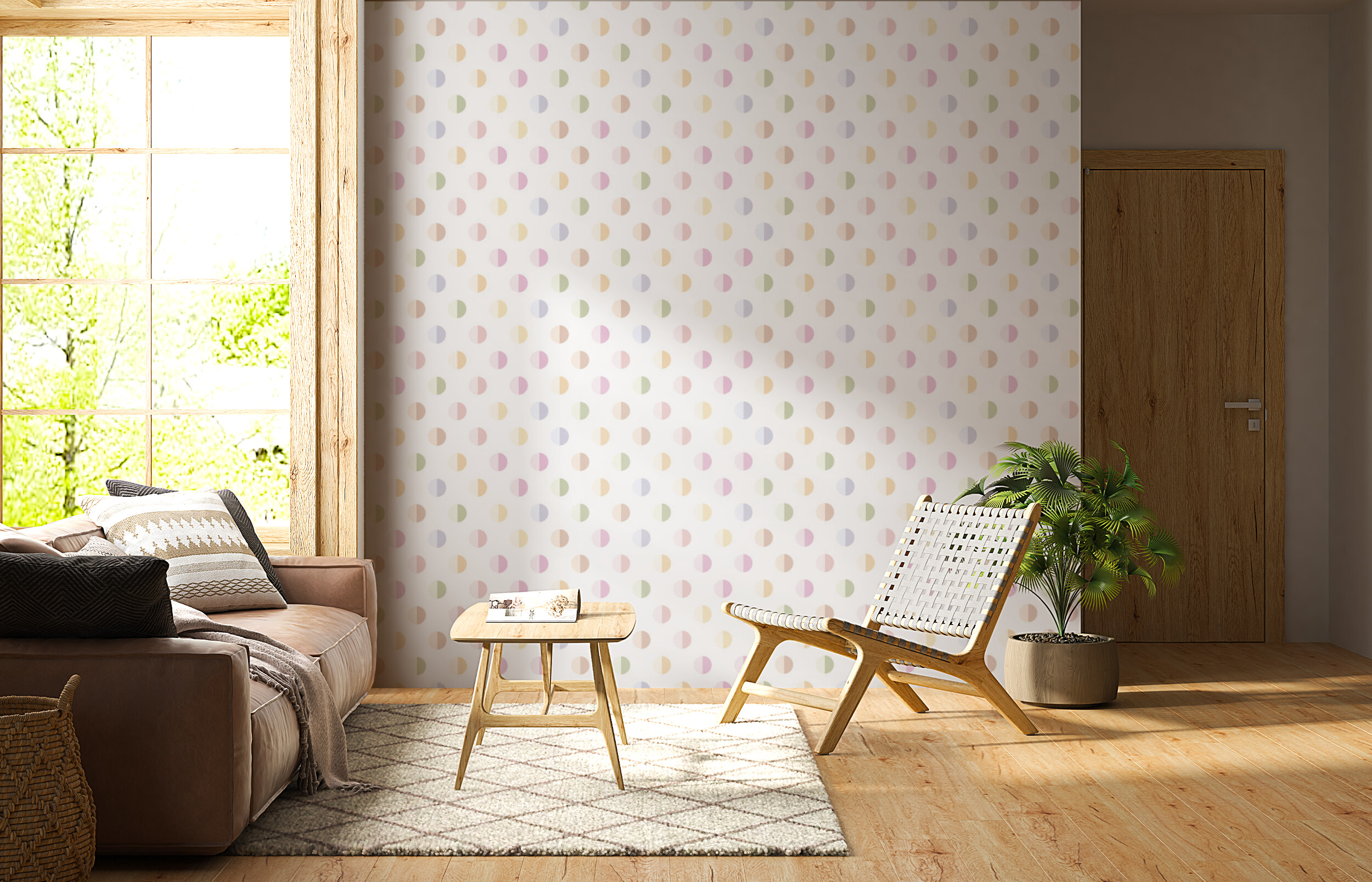 Pastel Polka Dot Elegance