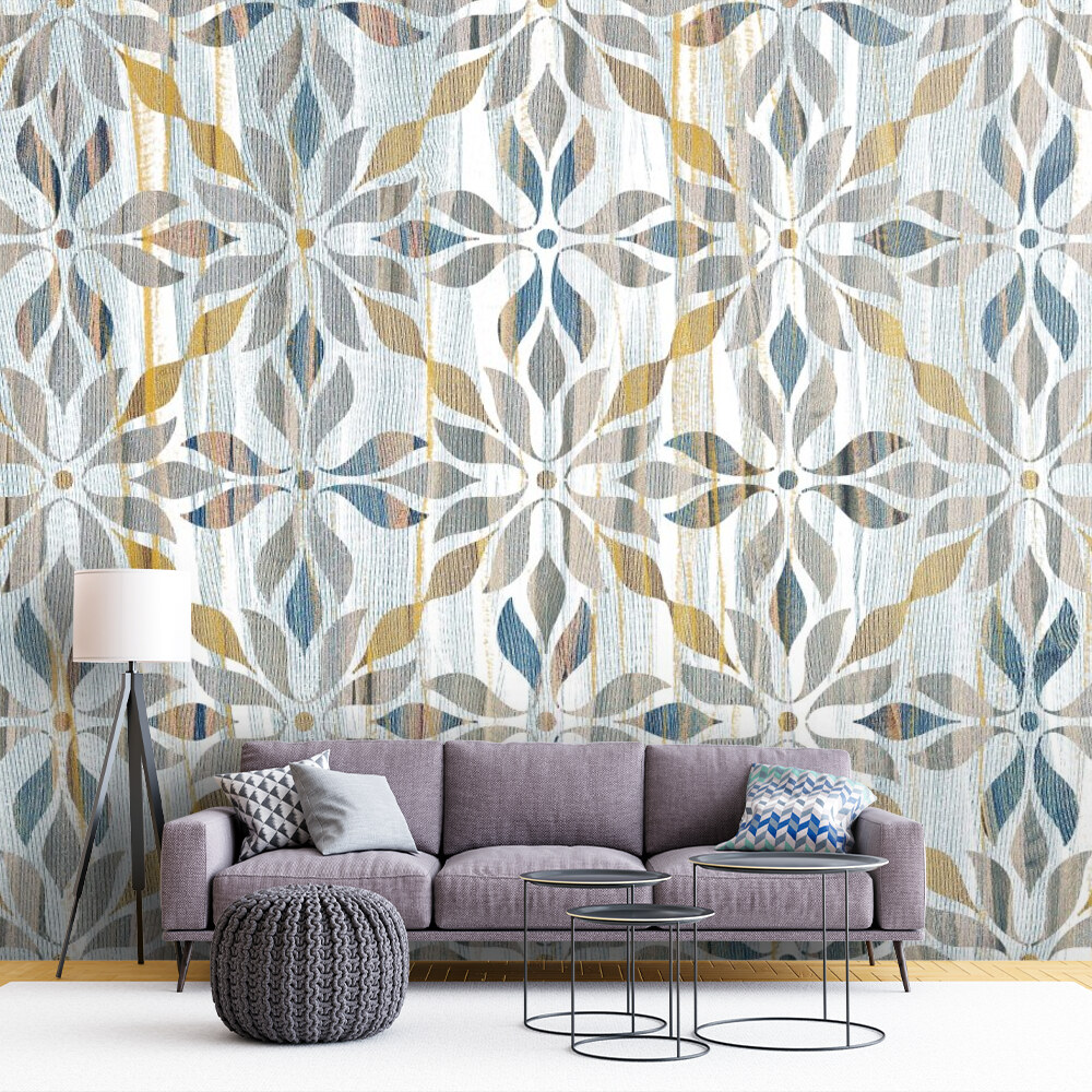 Elegant Floral Geometric