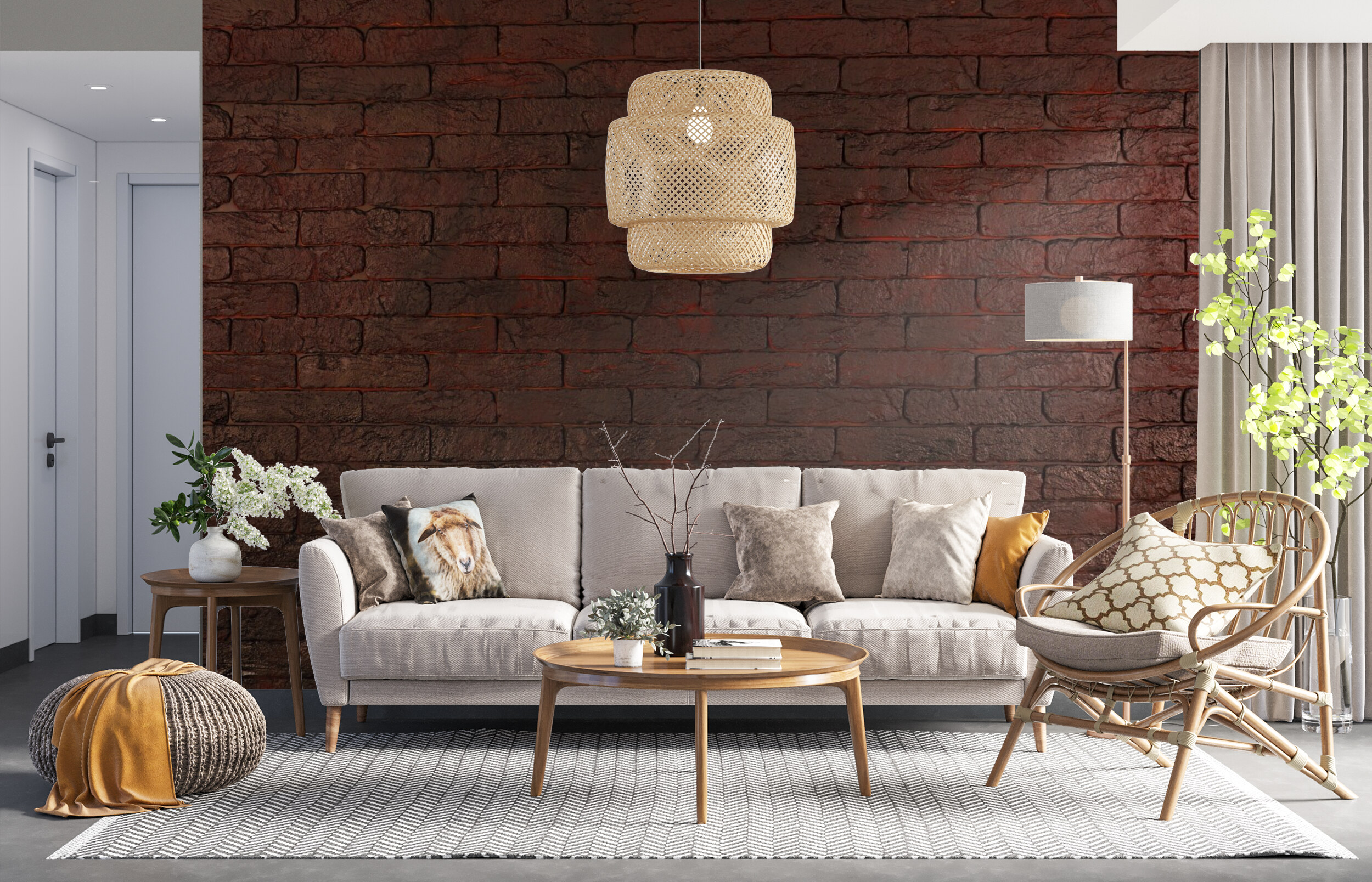 Rustic Brick Elegance