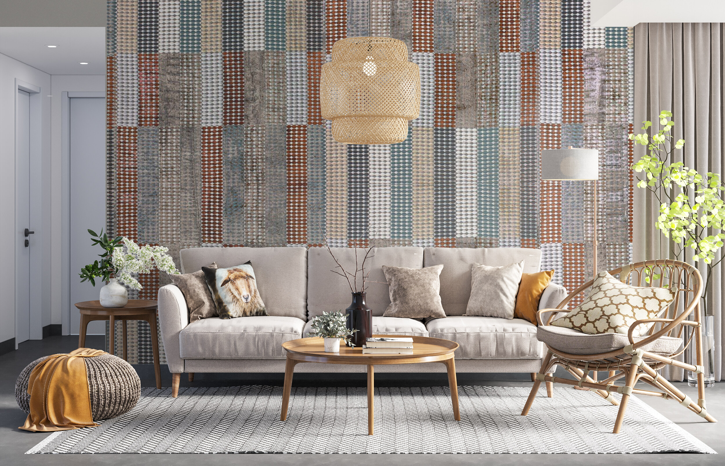Rustic Textile Elegance