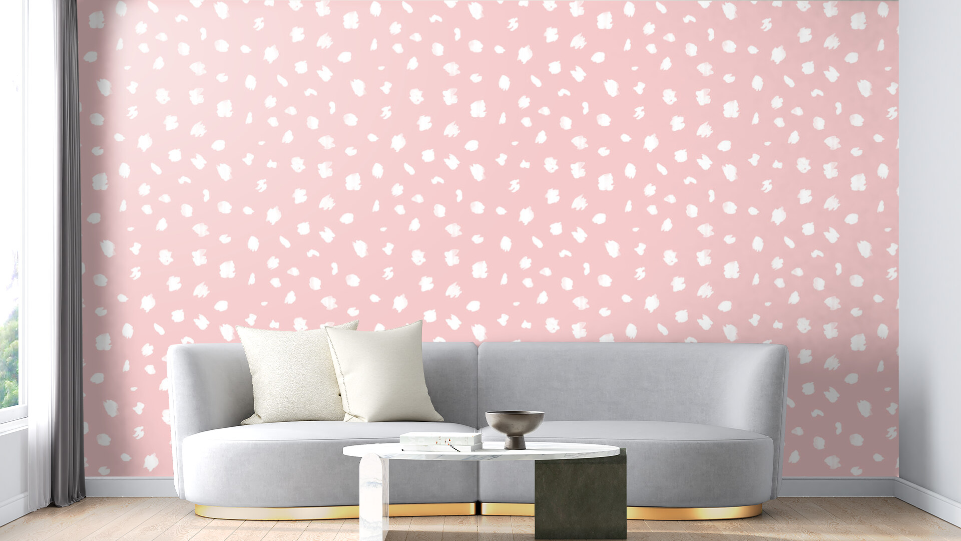 Blush Brush Strokes
