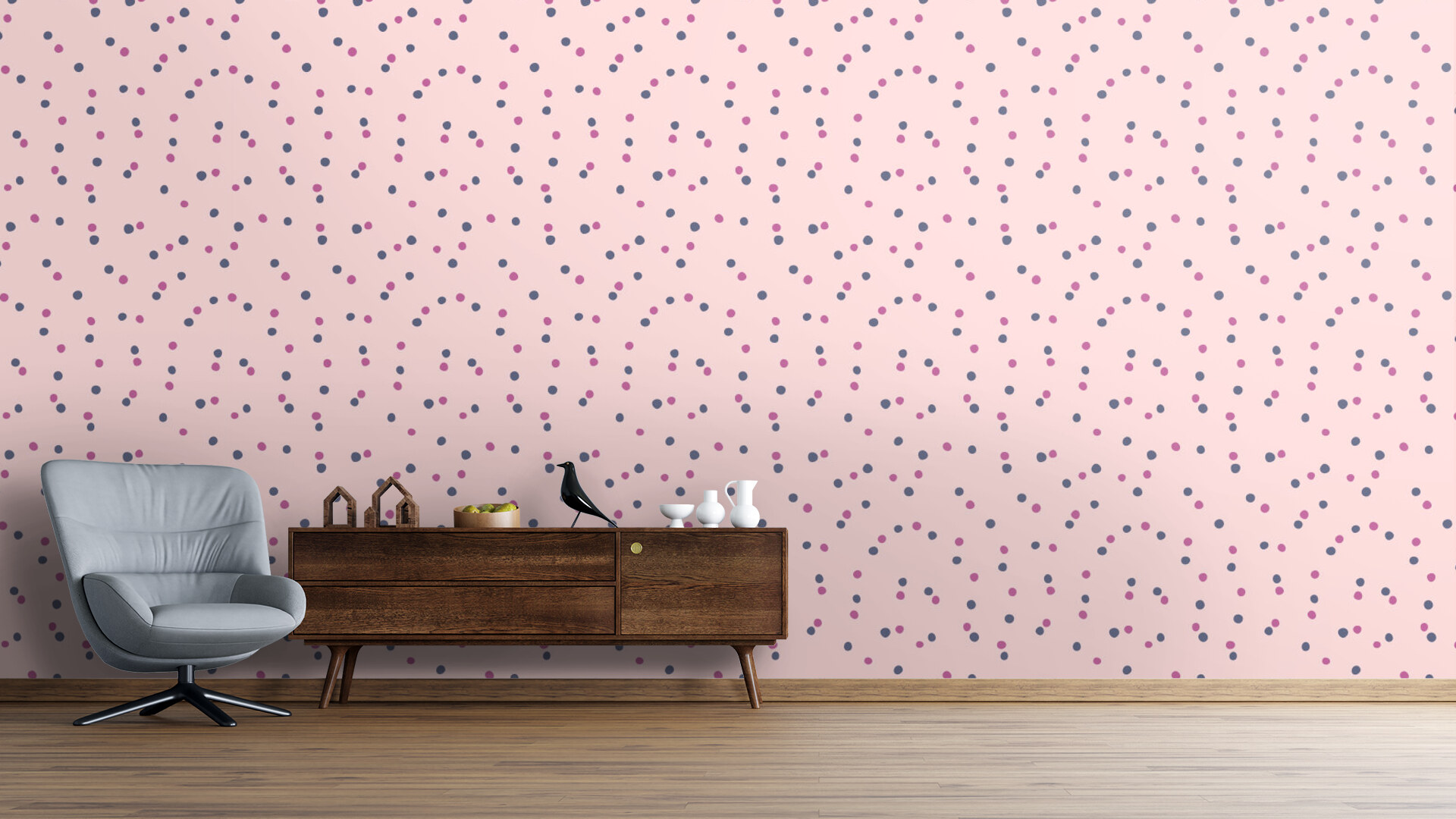 Pink Whimsy Polka Dots