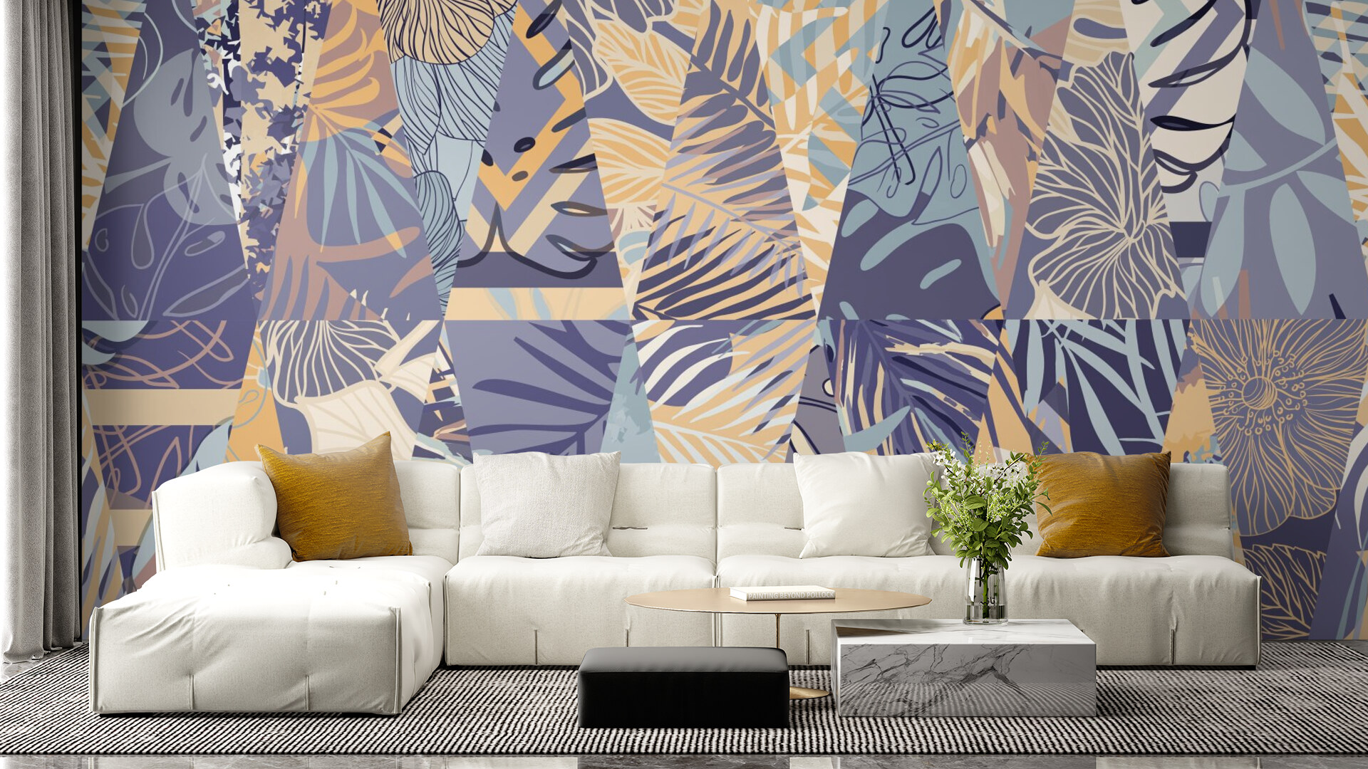 Tropical Elegance Mural