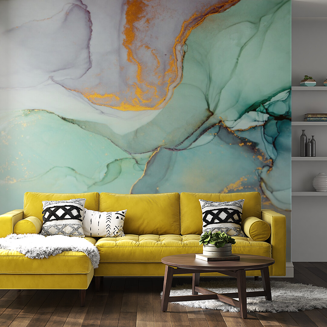 Golden Marble Elegance