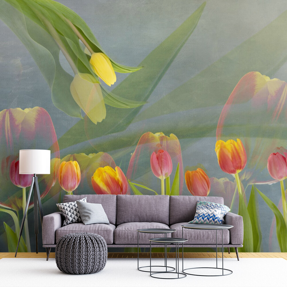 Elegant Tulip Garden