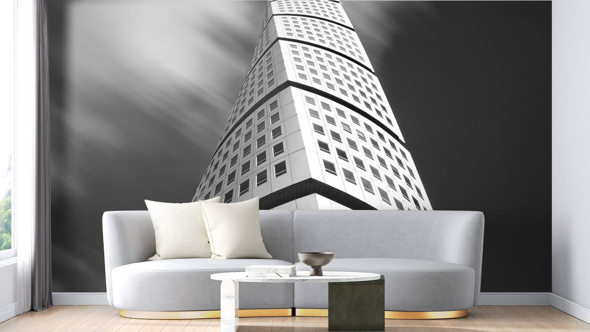 Sweeping Skies Over Metropolitan Tower