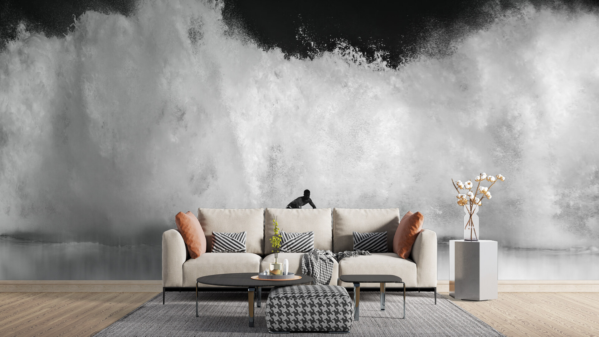 Monochrome Wave Rider