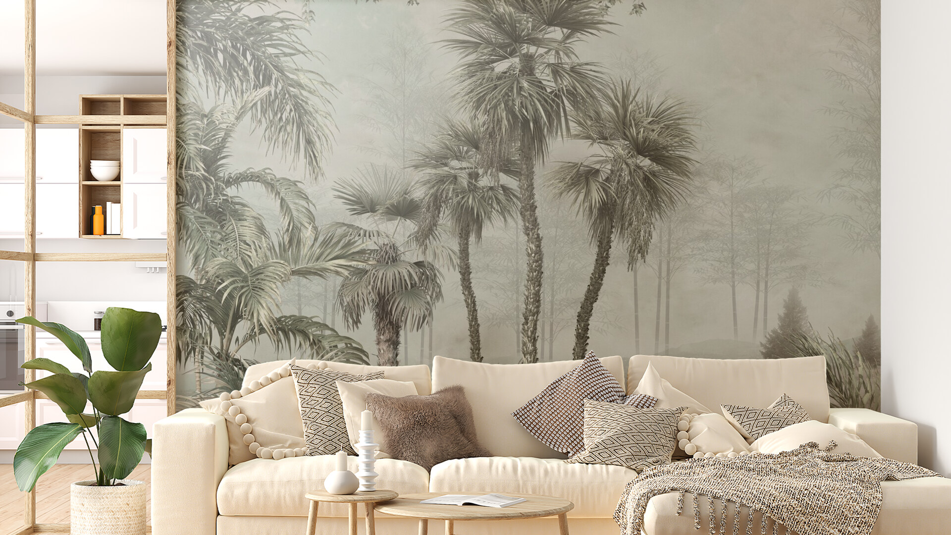 Misty Tropical Grove