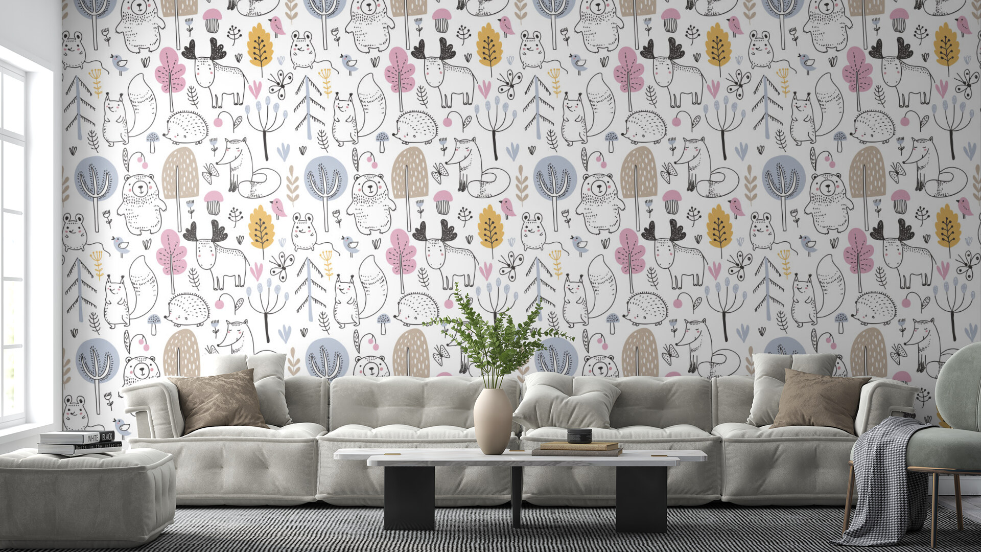 Playful Woodland Creatures