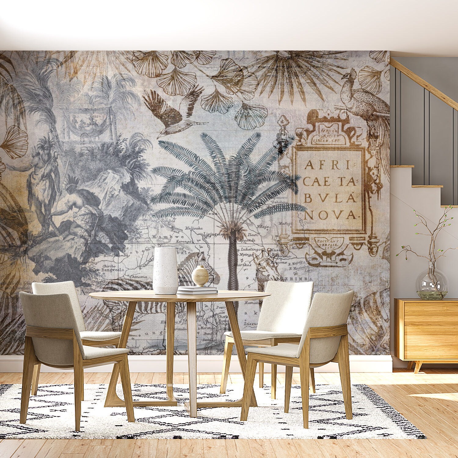 Vintage Explorer Mural