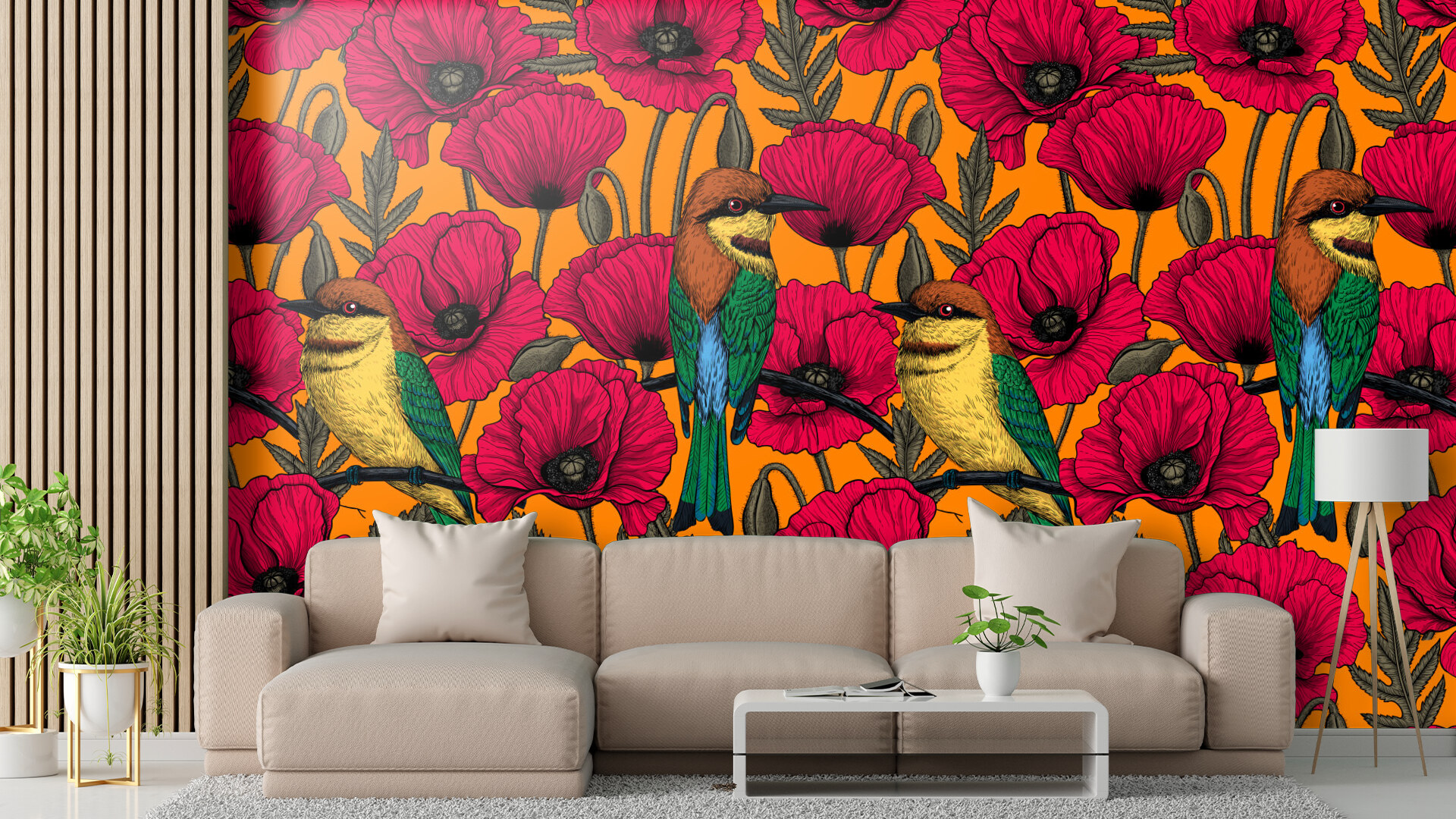 Blossoming Poppy Fields