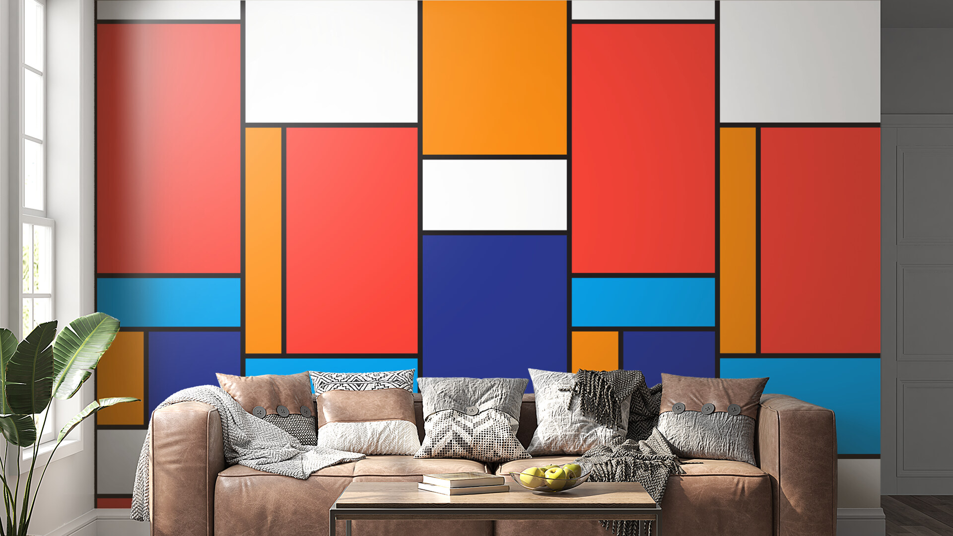 Modern Mondrian Blocks