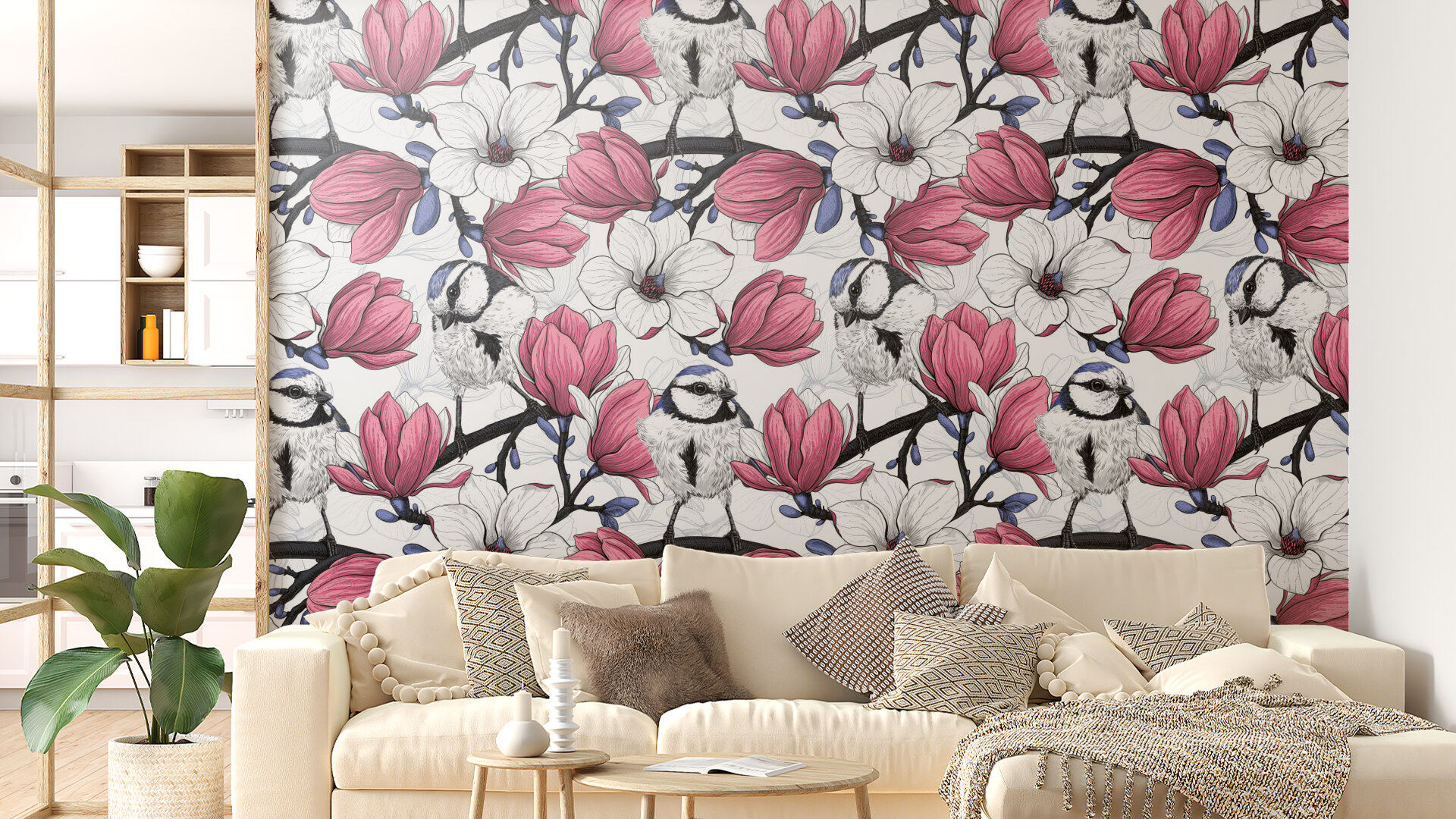 Chic Birds and Blossoms