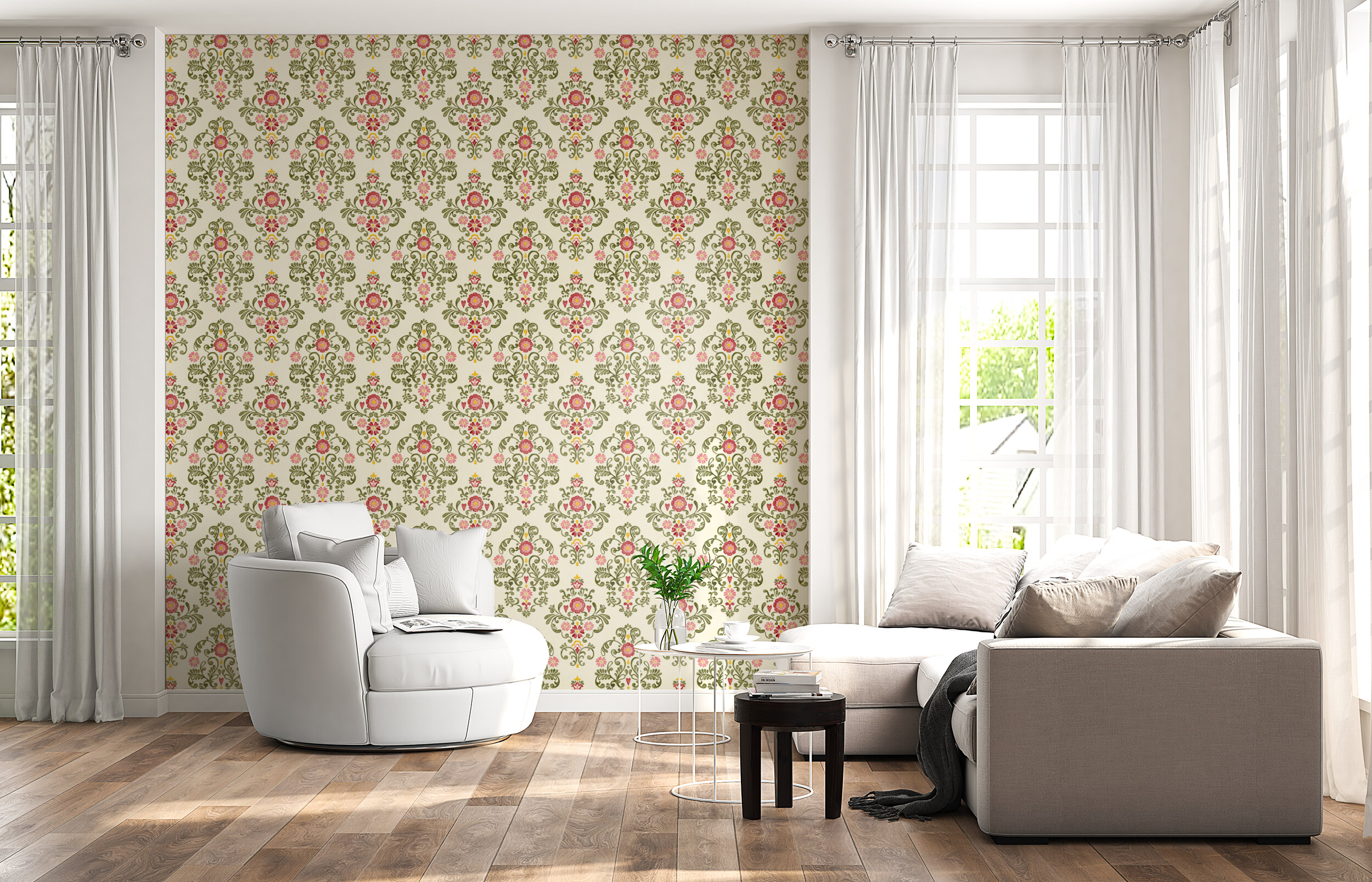 Vintage Floral Symphony