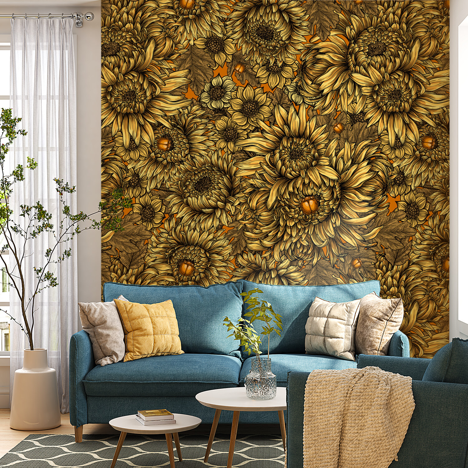 Golden Sunflower Elegance