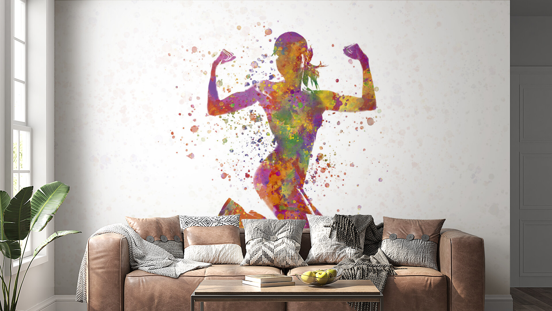 Vibrant Sprint - Colorful Abstract Runner