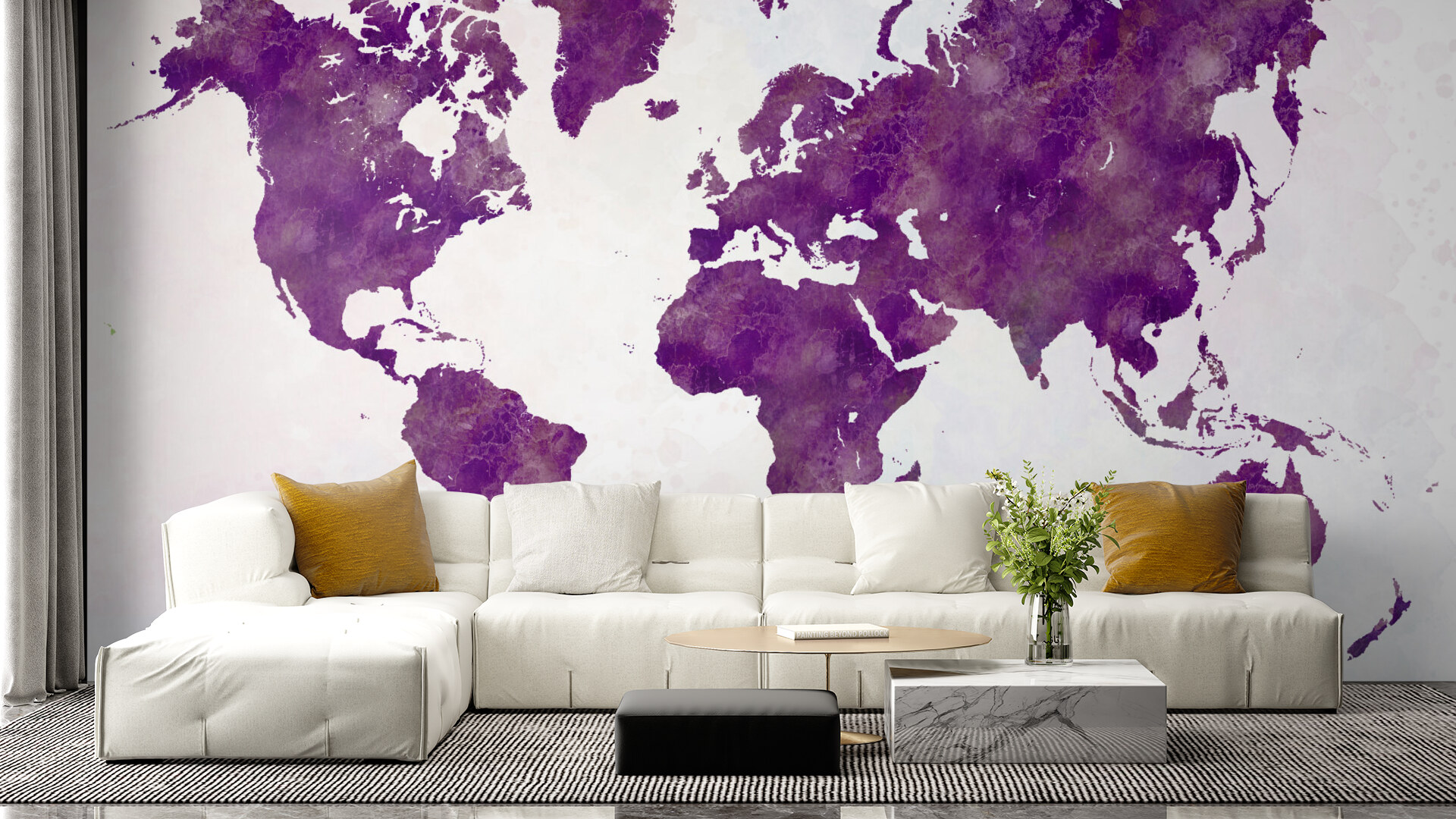 World Map Watercolor