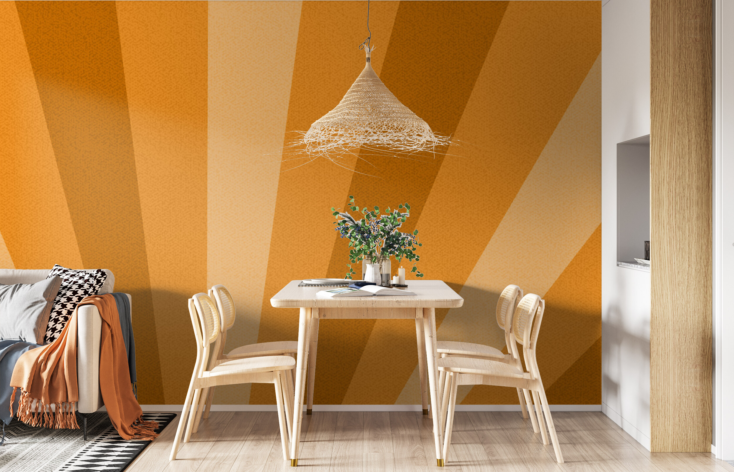 Sunburst Orange Elegance