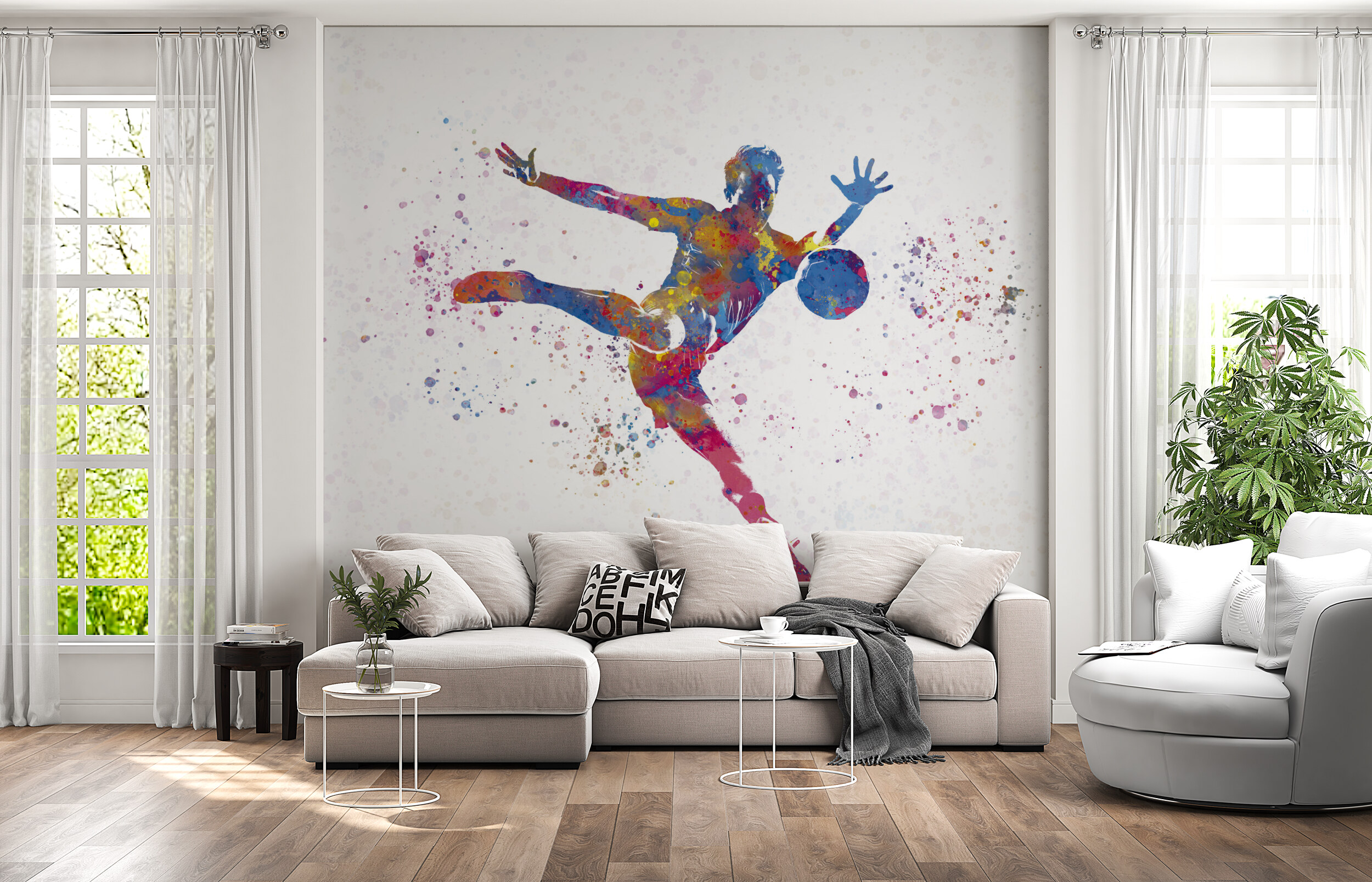 Vibrant Athlete Splash