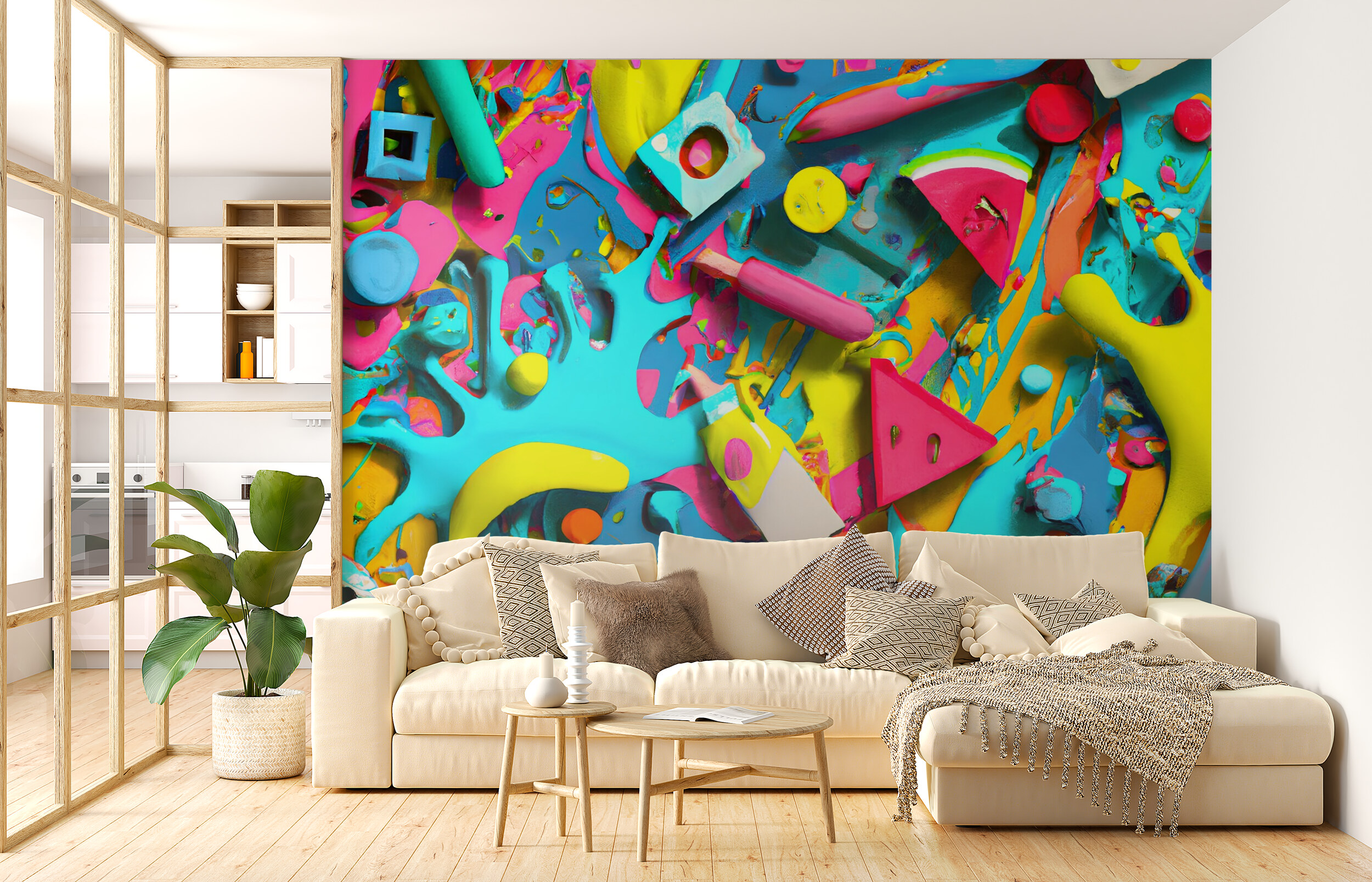 Vibrant Pop Art Explosion