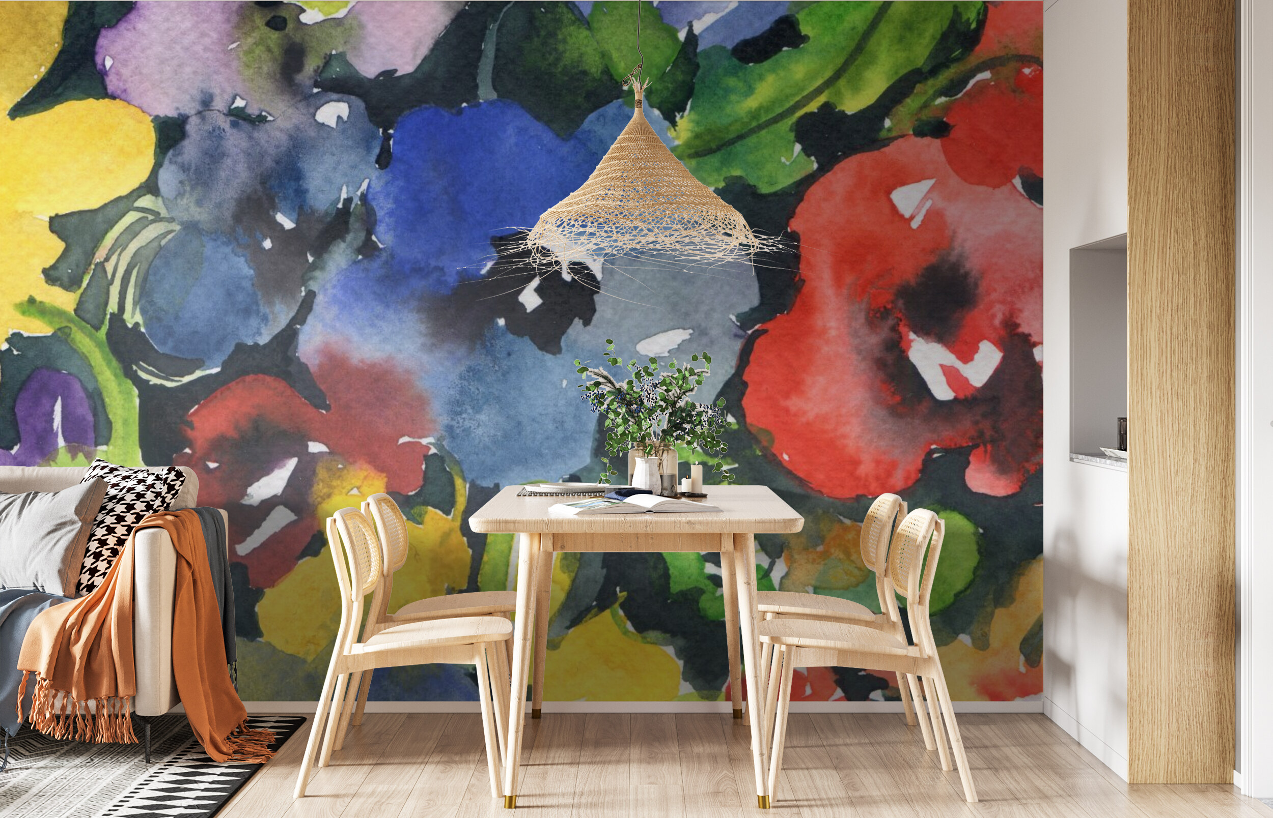Floral Watercolor Symphony