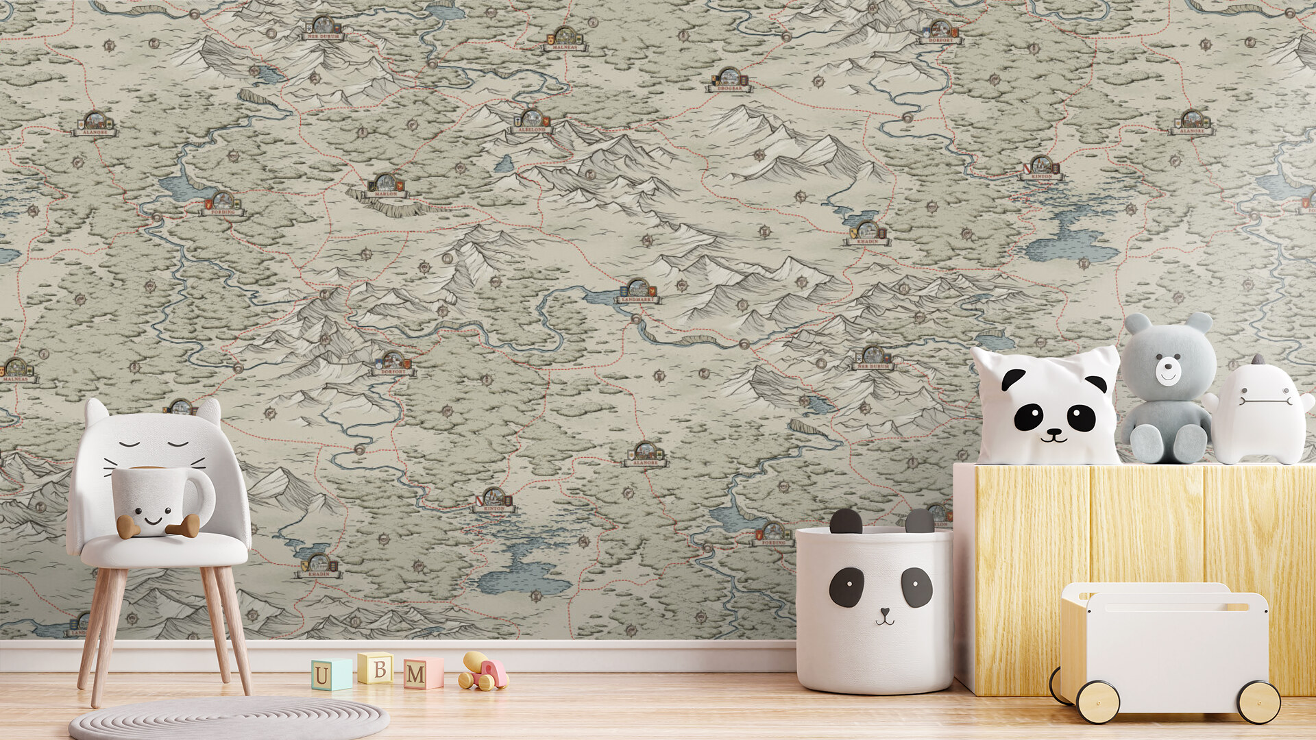 Vintage Cartographic Charm