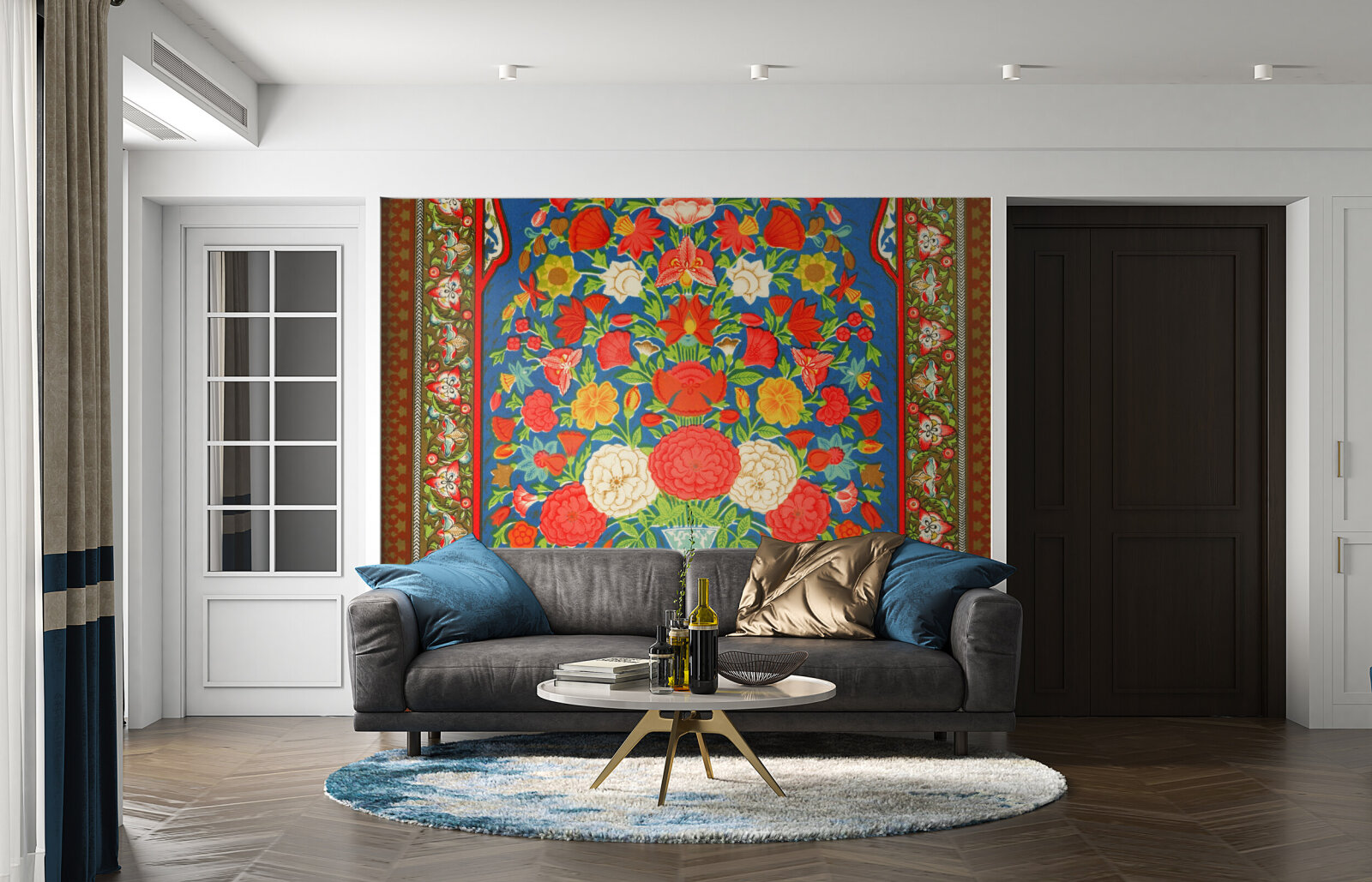Indian Vase Floral Arrangement