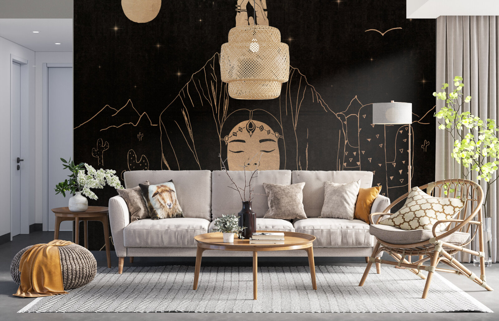 Trust The Universe Boho Desert