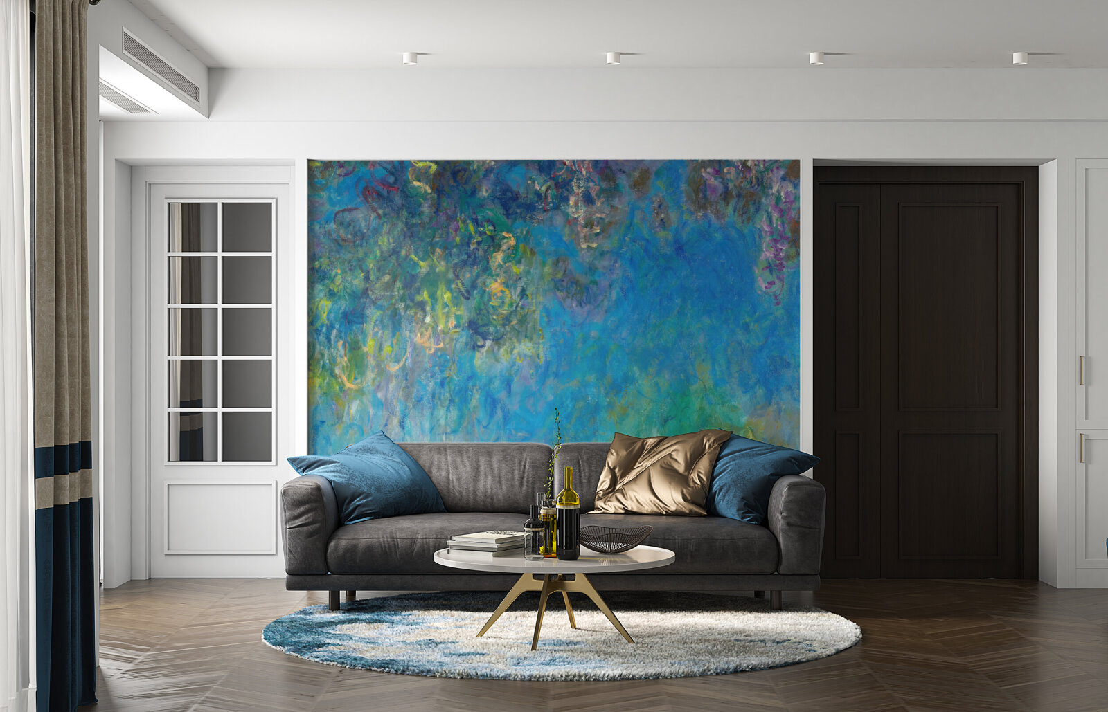 Claude Monet Wisteria-painting in high resolution