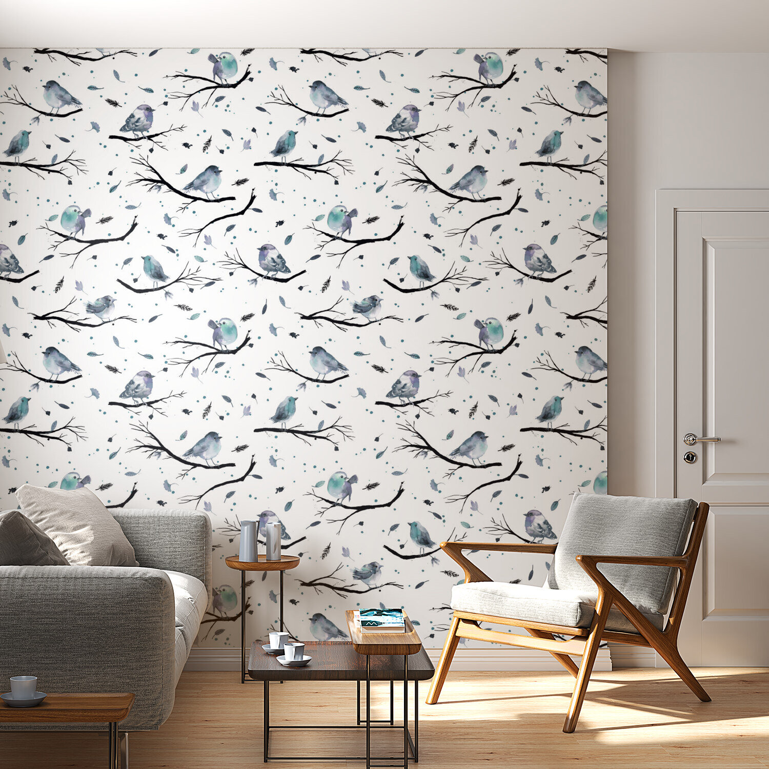 Whimsical Birds and Branches