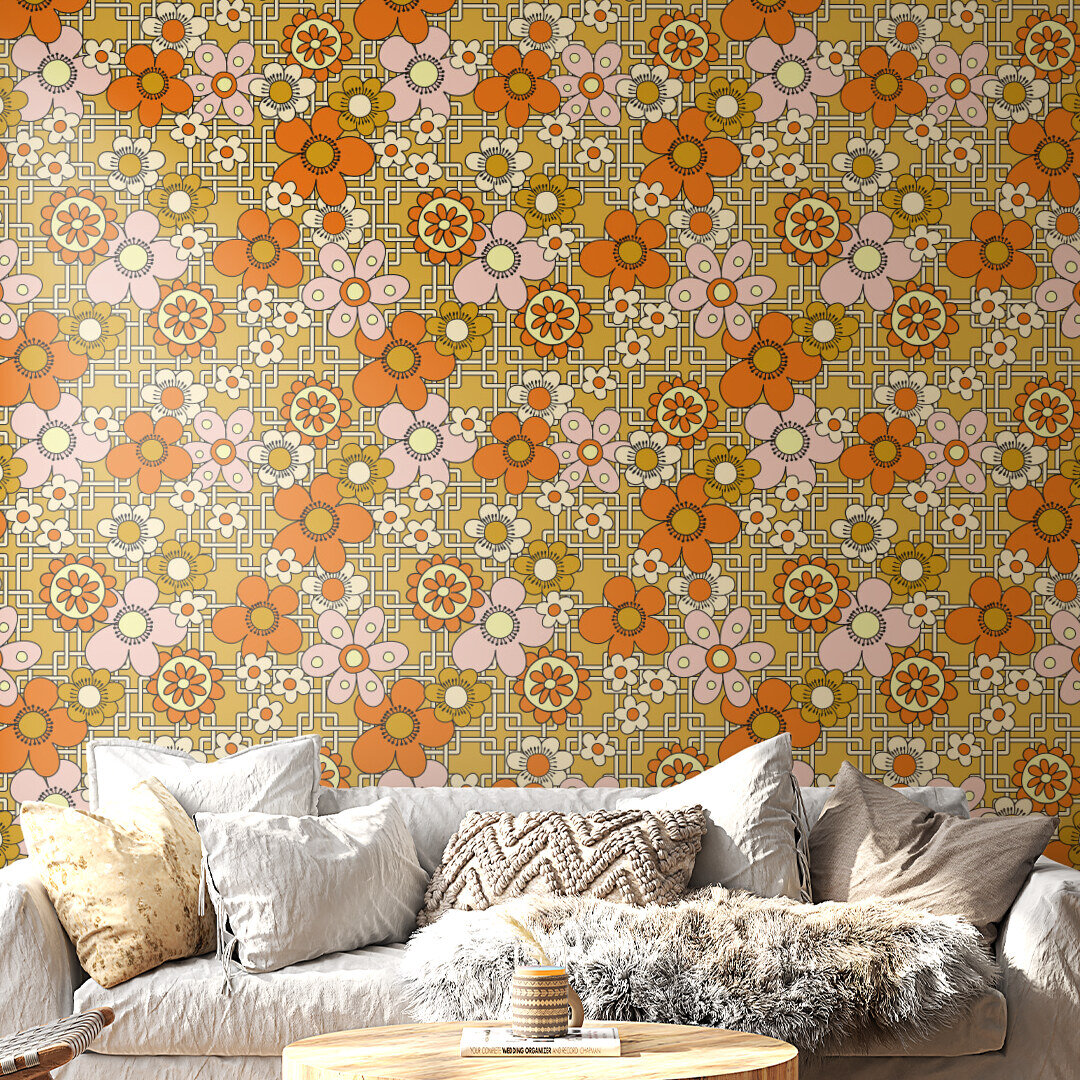 Sunburst Floral Extravaganza