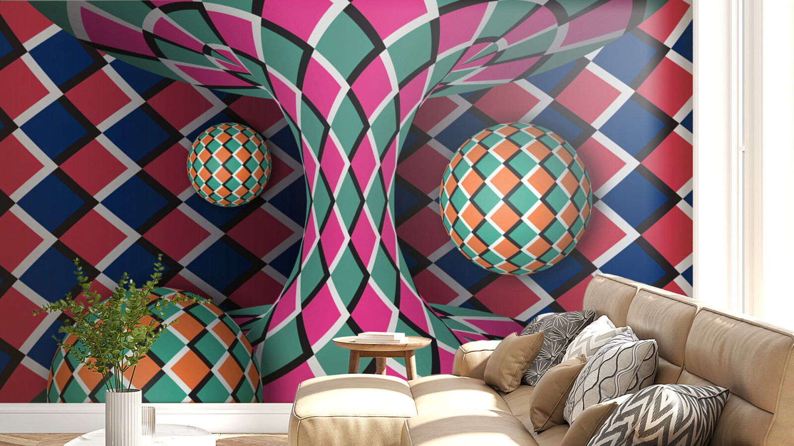 Optical Illusion Spheres
