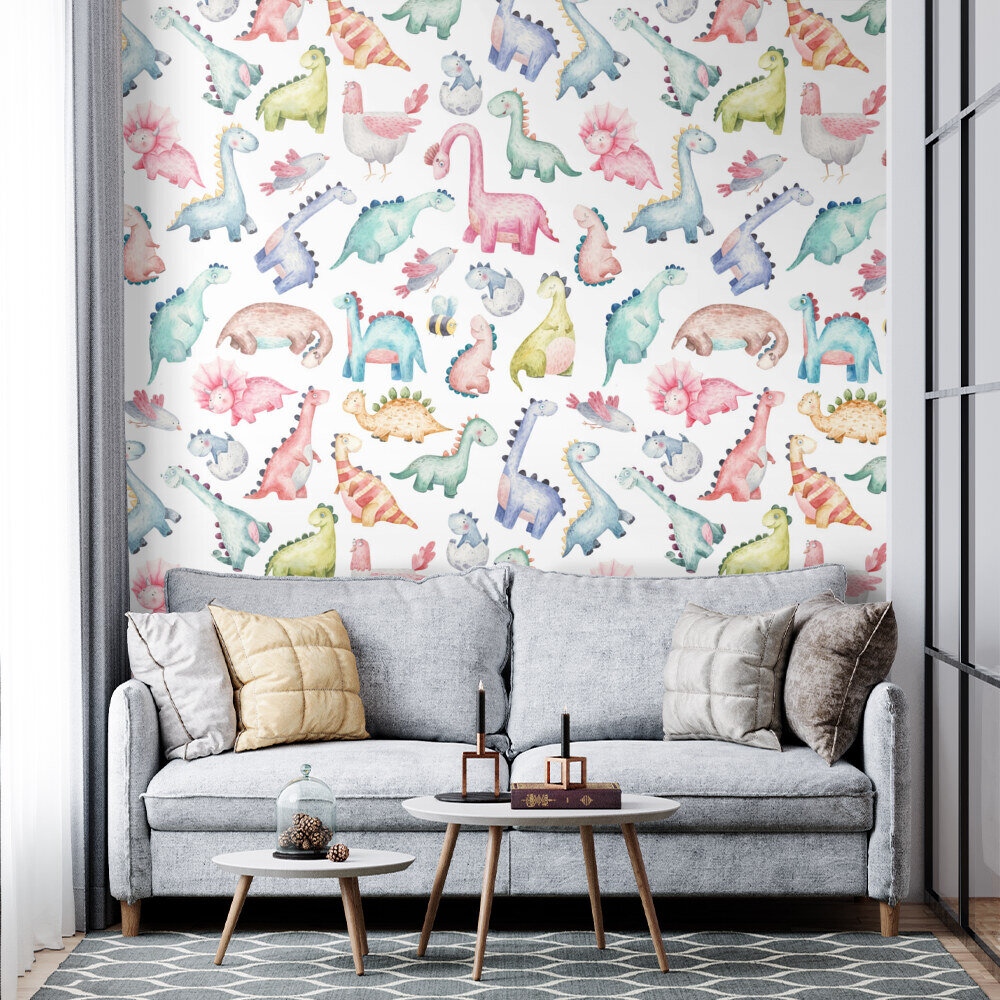 dinosaurs childish pattern