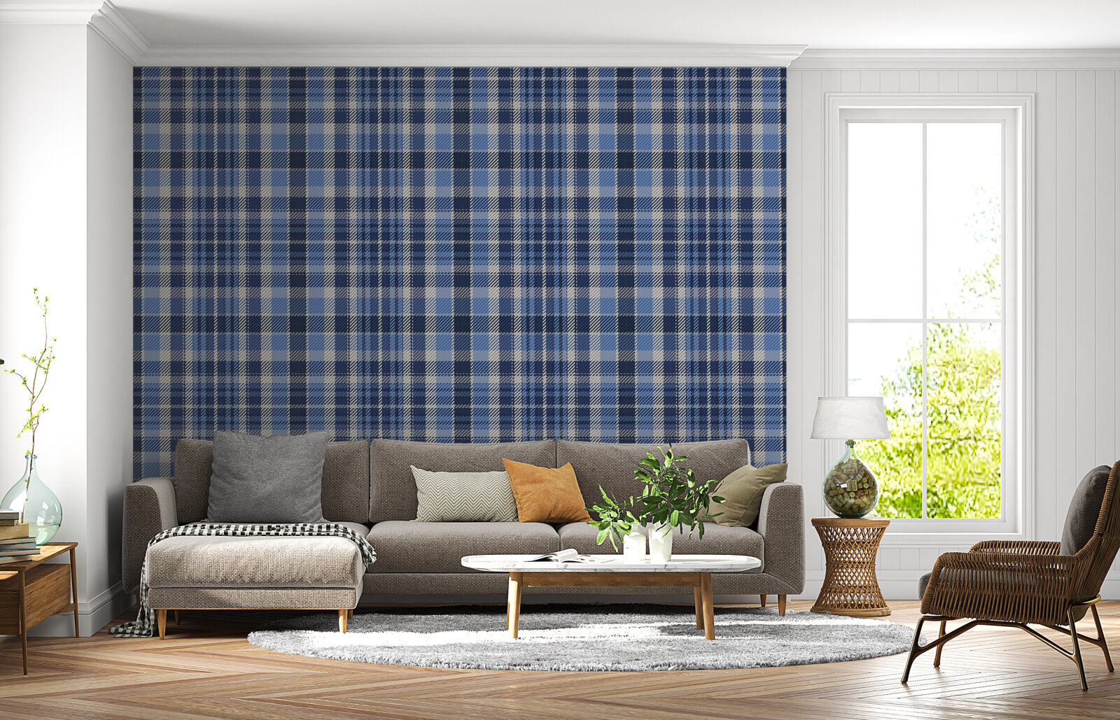 Scottish Tartan Plaid Two
