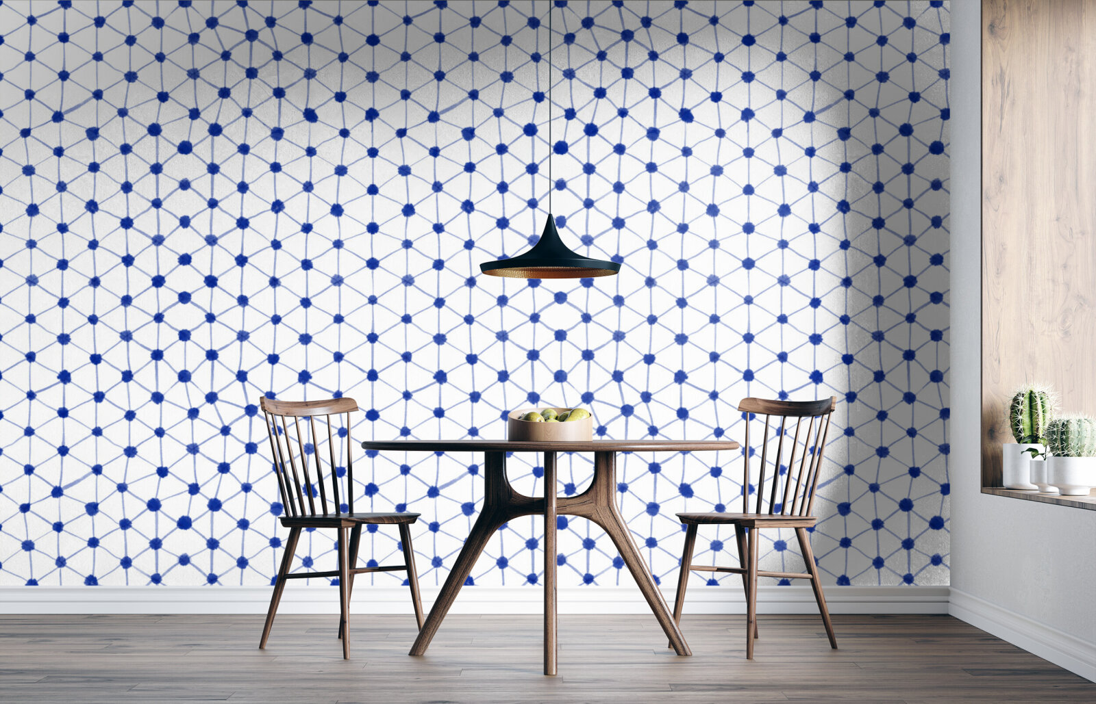 Geometric Blue Nexus