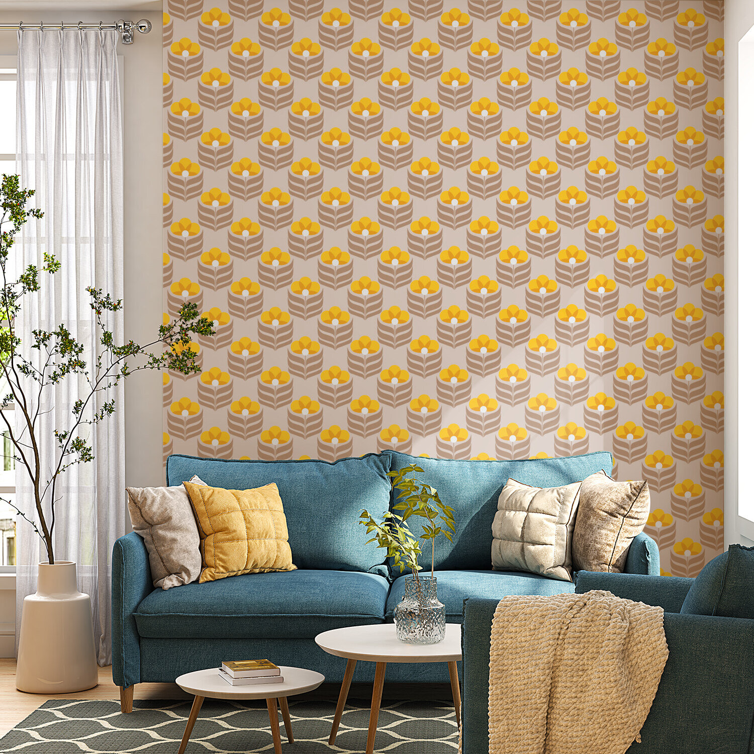 Golden Bloom Elegance